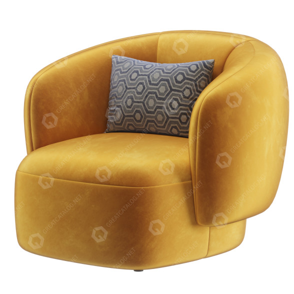 Sessel Giulio Marelli Noah 3D-Modell