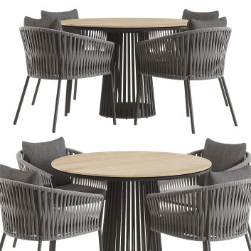 Стіл та стільці Burke Decor Porto Dining