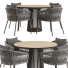 Стіл та стільці Burke Decor Porto Dining - DayToday