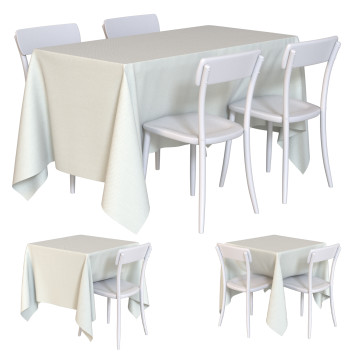 Скатертини Square Table 3D модель