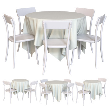 Скатертини Round Table 3D модель