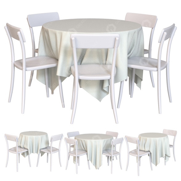 Скатертини Round Table 3D модель