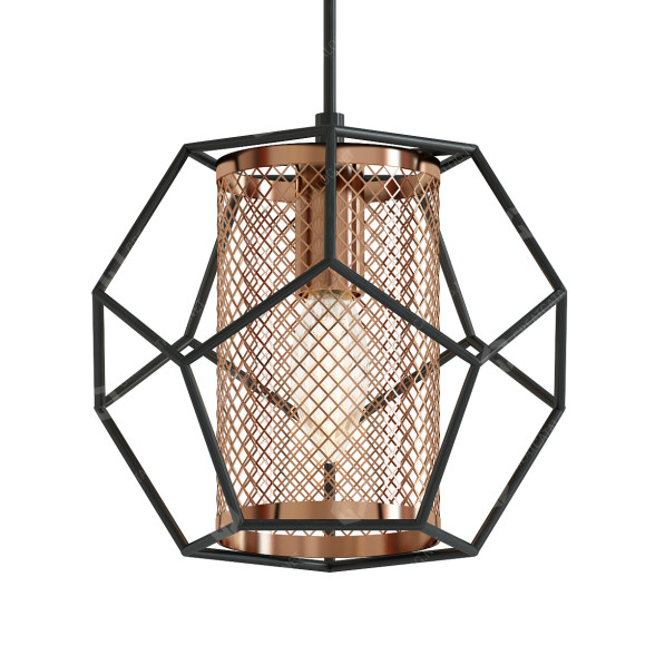 Lámpara colgante Octagrid Modelo 3D