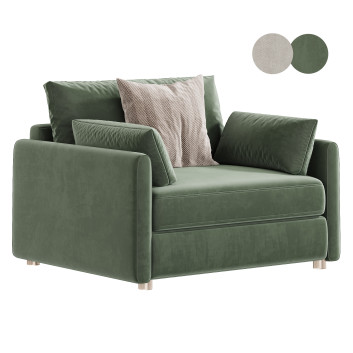 Sillón  CB2 Malea Modelo 3D