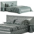 Bed and Bedside Tables Diotti Jim - babarikograf