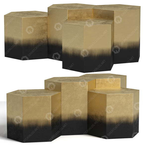 Kaffeetisch Olivya Stone Bolton 3D-Modell