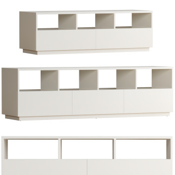 CB2 Chill High Gloss White 3D модель