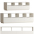 Stojaki pod telewizor CB2 Chill High Gloss White - toxirow