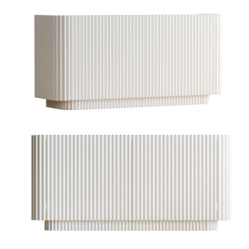 CB2 Truffle High Gloss White Modèle 3D