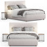 Bed West Elm Simple Knife Edge - Secretive 3d design