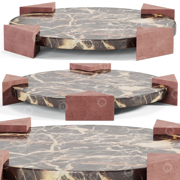 Піднос Globewest Rufus Hedra Round 3D модель