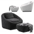 Крісло та пуф Minotti Capri Base - QrisTina