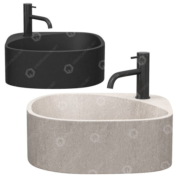 Washbasin Moab Elletre 3D model