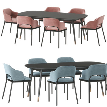 Стіл та стільці Thonet Clover 520