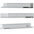 TV-Ständer Homary Fero Modern Black Extendable Stone & Wood - toxirow
