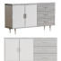 Anrichte Homary Modern Sintered Stone Top Luxury Buffet - toxirow