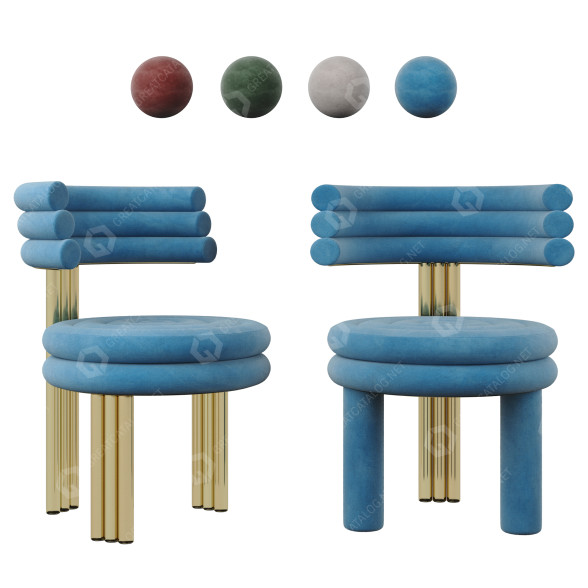 Stuhl Essential Home Kerr Dining 3D-Modell