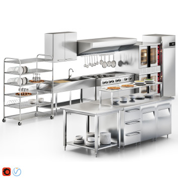 Обладнання Cafe 02 Commercial Kitchen