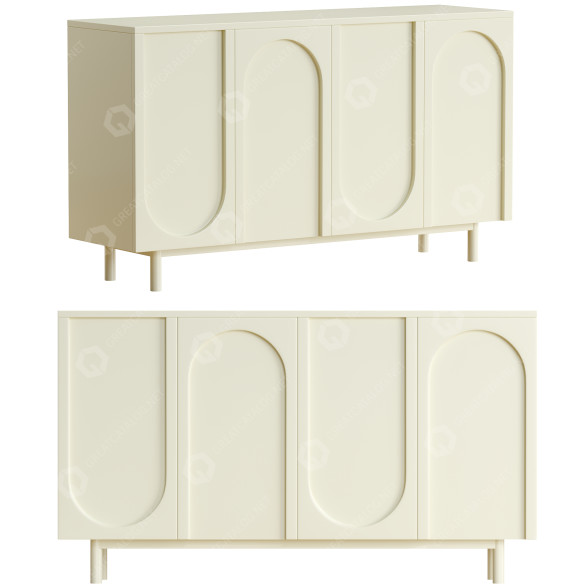 Commode Homary Japandi 55 modèle 3D