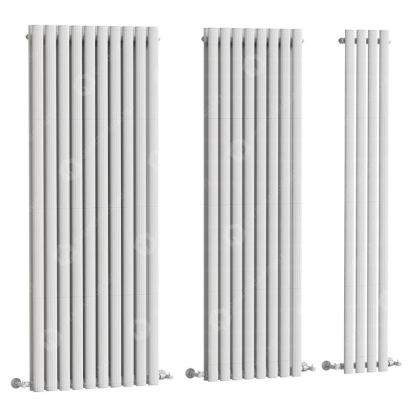 Heizkörper White Vertical by Milano Aruba 3D-Modell