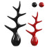 Statuetten Modern Creative Black and Red Ceramic - Leo.Render