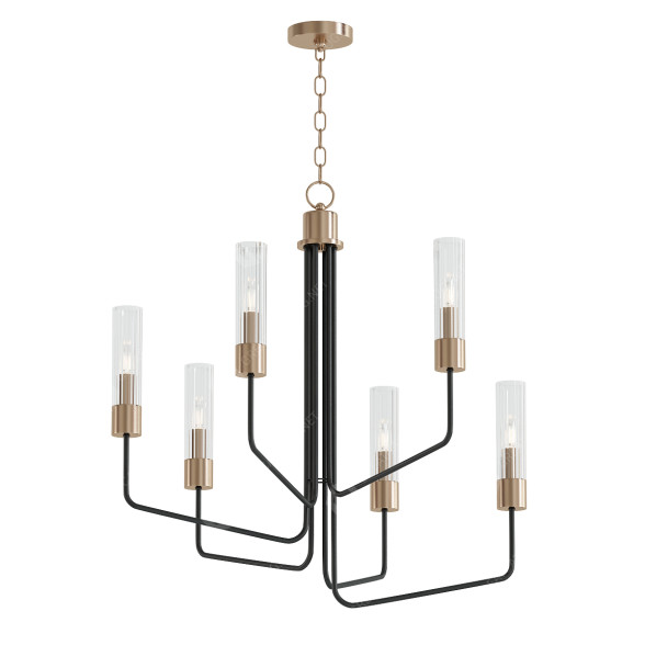 Люстра Helix 6 Light 3D модель