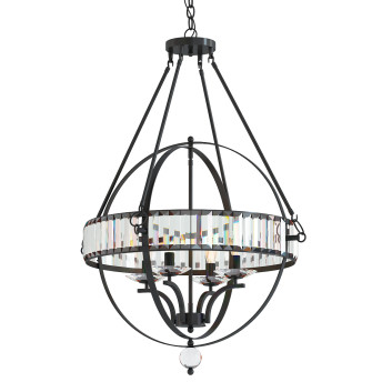 Люстра Edvivi Lighting Magellan 4 Light Black Sphere