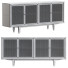 Aparador Homary Nordic Walnut Rattan - toxirow