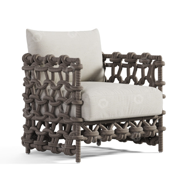 Fauteuil Bernhardt Nodi Outdoor modèle 3D