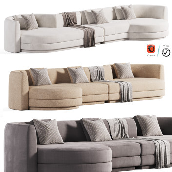Canapé  Collection Particuliere UBE Modular by Christophe Delcourt Modèle 3D
