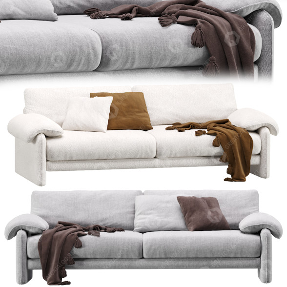 Диван West Elm Parry 3D модель