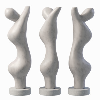 Bildhauerei Abstract Figure by Mario DeNoto