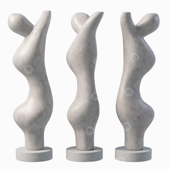 Escultura Abstract Figure by Mario DeNoto Modelo 3D