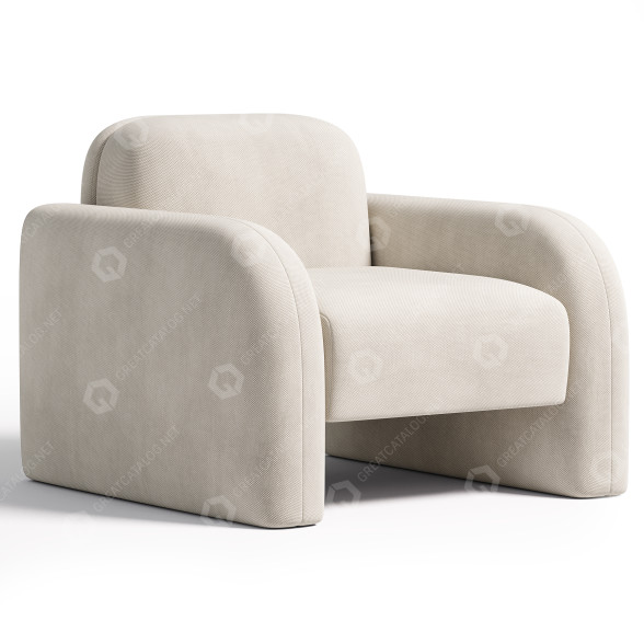 Sessel Vorsen Sonoma 3D-Modell