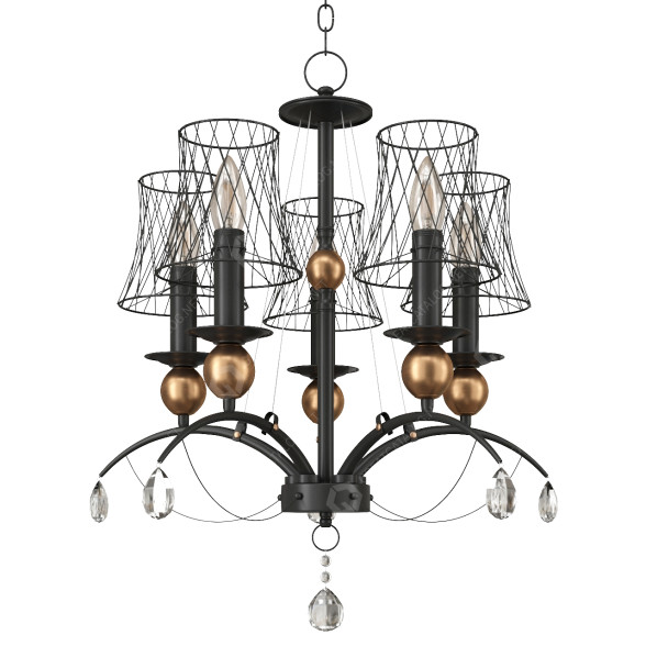 Chandelier Lgo Arivaca by Lussole 3D model
