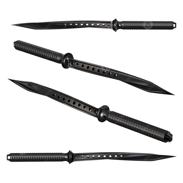 Nóż Jagdkommando Tan Tactical Folding model 3D