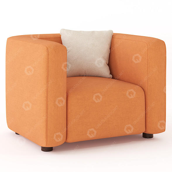 Fotel Andreu World Dado model 3D