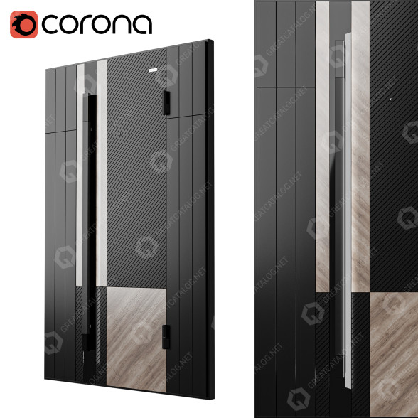 Puerta de entrada Gate Aurora Modelo 3D