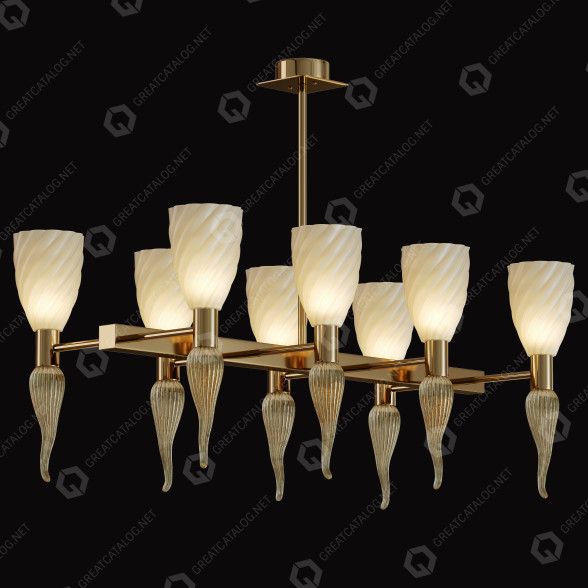Chandelier Model Modigliani 3D model