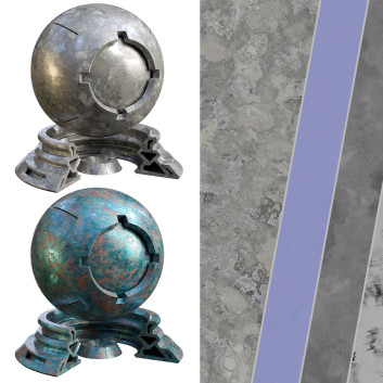 Штукатурка Patina Materials 15-16 3D модель