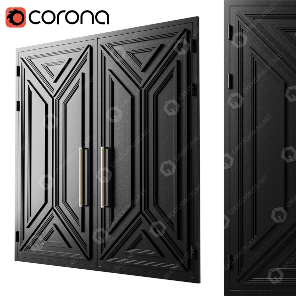 Brama Black Loft 07 model 3D
