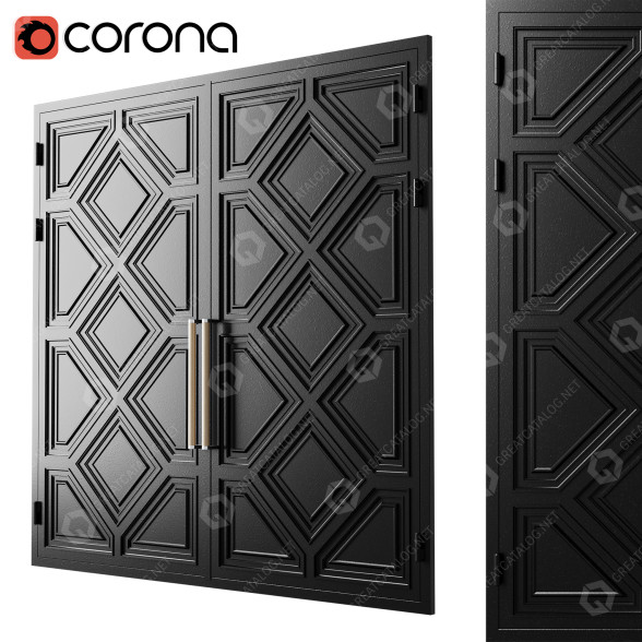 Portail Black Loft 09 modèle 3D