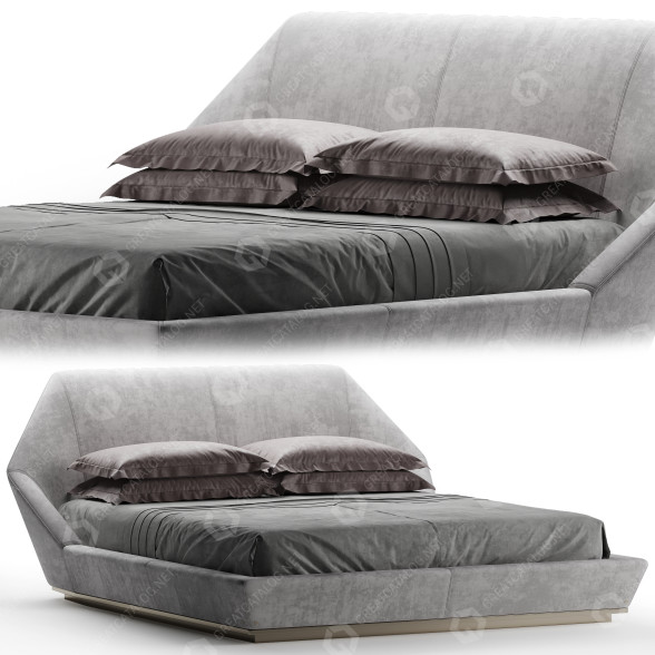 Cama Longhi Yume Modelo 3D