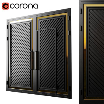 Gate Black Loft Premium 01 3D model