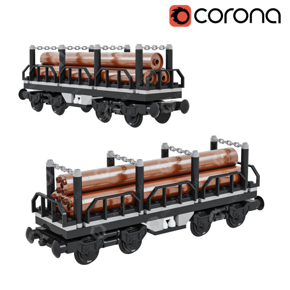 Іграшка Lego Train Cargo Tree 3D модель