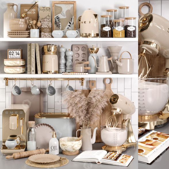 Декор Smeg Accessories 08 3D модель