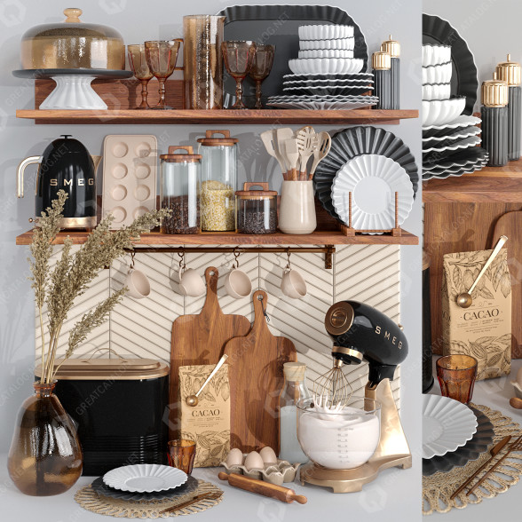 Декор Smeg Accessories 09 3D модель