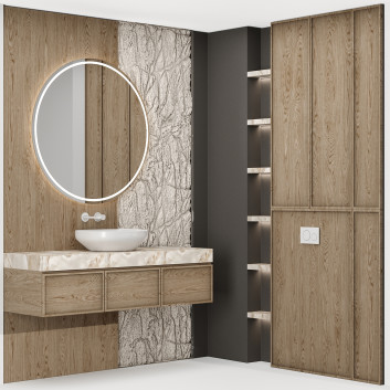 Badezimmer  Furniture B5 3D-Modell