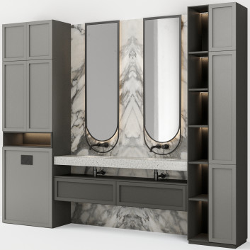 Badezimmer  Furniture B6 3D-Modell