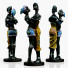 Statuetten Charming African Couple - bahartanhaee